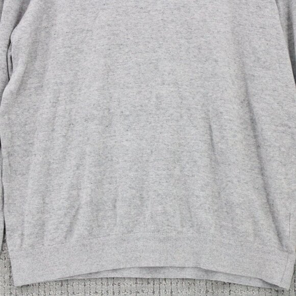 H&M Turtleneck Sweater Mens XL Gray Solid Casual Long Sleeve Lightweight - Picture 4 of 9